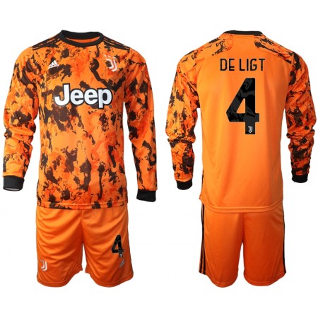 Maillot de Foot Juventus Matthijs de Ligt 4 Enfant Troisieme 2020/21 ML Maillot de Foot Juventus Matthijs de Ligt 4 Enfant Troisieme 2020/21 ML